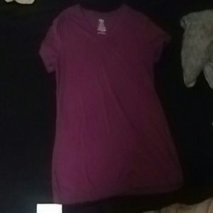 A light purple short sleeve Athletic shirt
